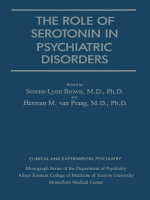 cover image of Role of Serotonin In Psychiatric Disorders